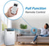 BLACK+DECKER 12,000 BTU Portable Air Conditioner up to 550 Sq.Ft. with Remote Control, White