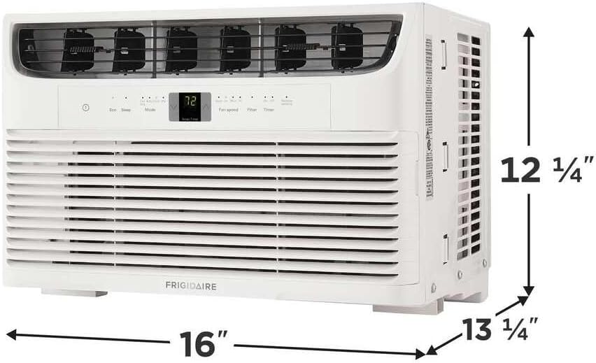 Frigidaire FHWC063TC1 Window Air Conditioner, 2024 6,000 BTU Electronic Controls, White