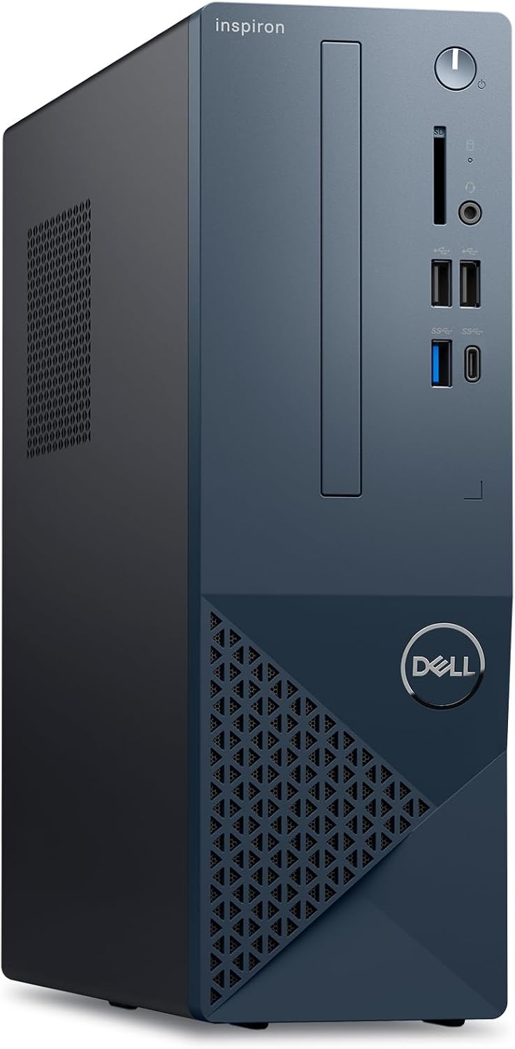 Dell Inspiron 3030s Small Desktop - Intel Core i5-14400 Processor, 16GB DDR5 RAM, 512GB SSD, Intel UHD 730 Graphics, Windows 11 Home, Onsite Migrate Support - Mist Blue