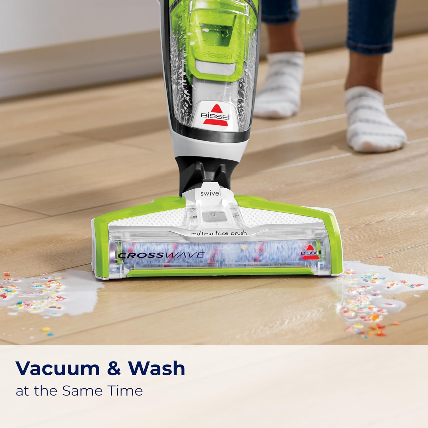 Bissell CrossWave Floor and Area Rug Cleaner, Wet-Dry Vacuum, 3888A