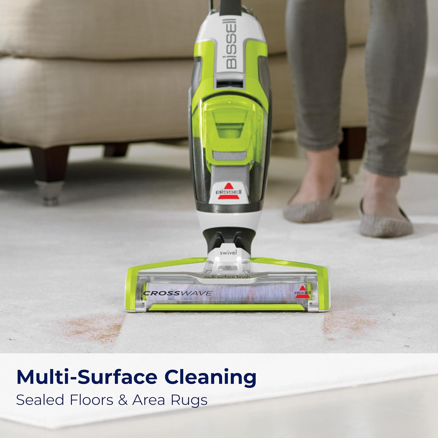 Bissell CrossWave Floor and Area Rug Cleaner, Wet-Dry Vacuum, 3888A